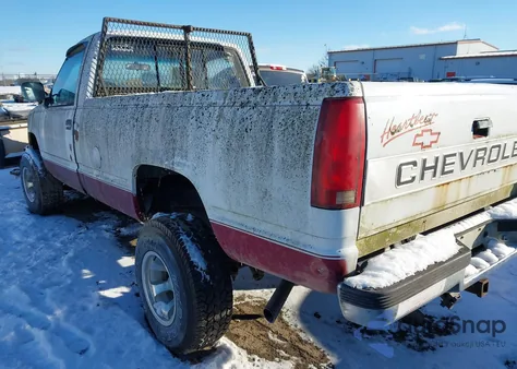 1988 Chevrolet Gmt-400 K1500 из США, поврежденный, VIN 2GCDK14H1J1163635